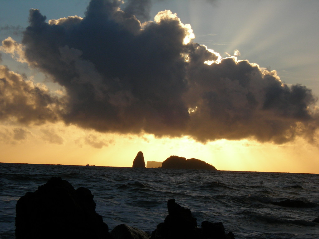 大瀬戸の夕焼け