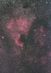 カリフォルニア星雲 ペリカン星雲-200mm