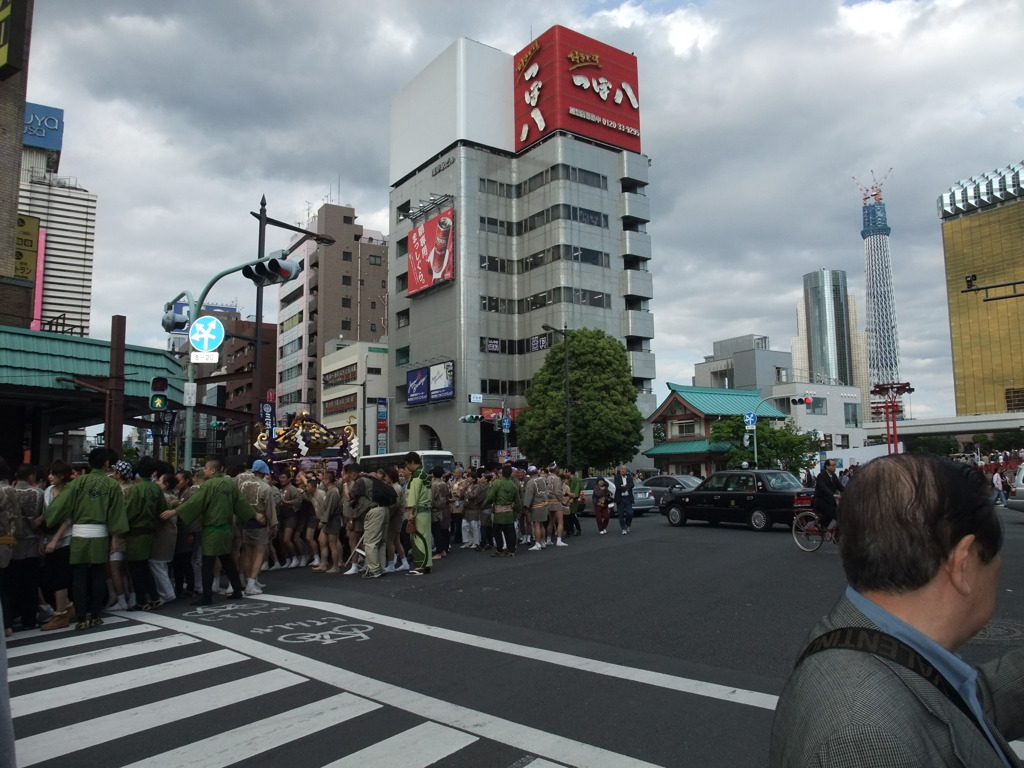 お神輿とスカイツリーのコラボ！！
