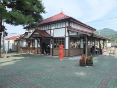 レトロな駅舎