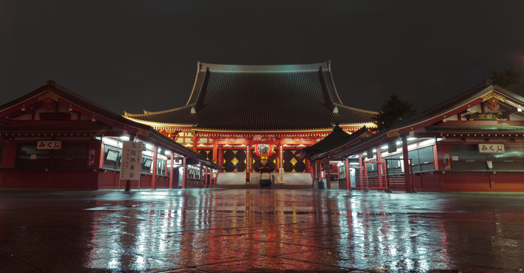 秋雨浅草寺-3926