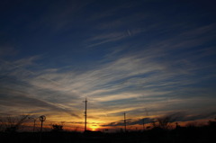 夕日
