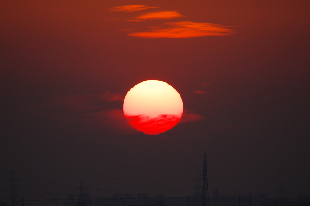 沈み行く太陽