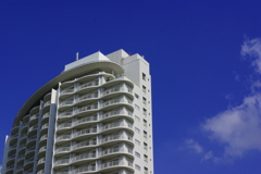white building in Blue