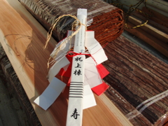 川中島風神雷神様 上棟式