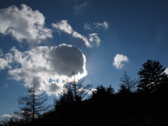 寒い山