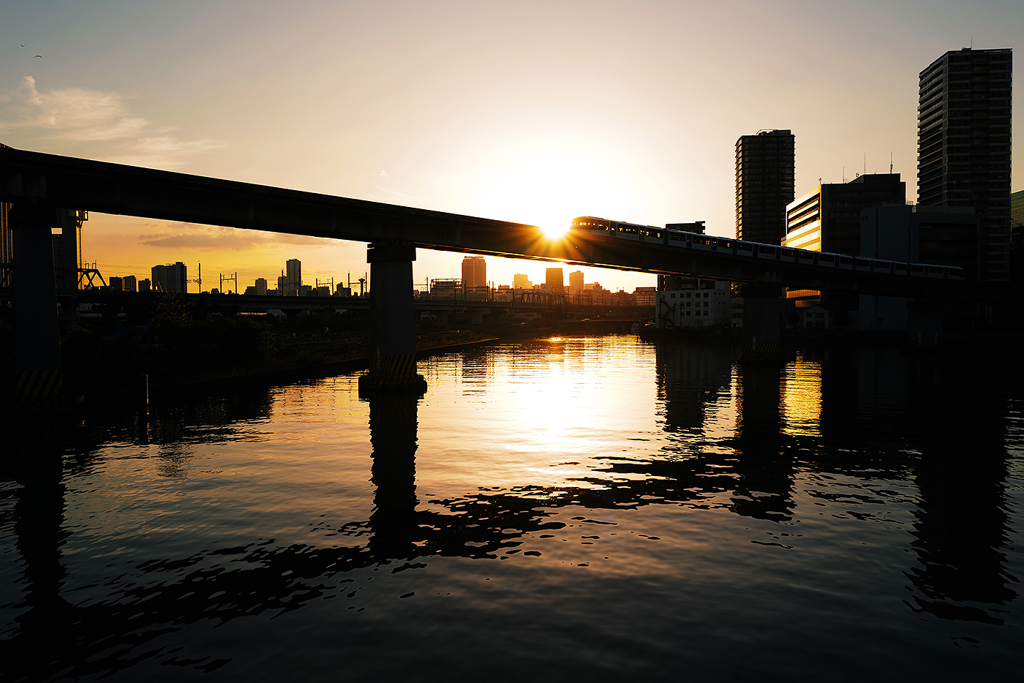 夕日にヒット