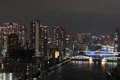 オリンピック色の橋