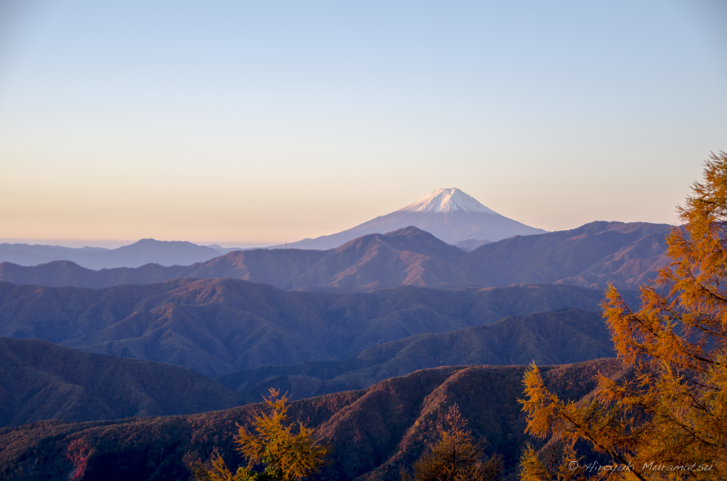 雲取山から