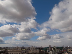 いつもの風景！昼！モクモク雲！！