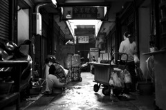 伝統市場の休憩時間/TAIWAN