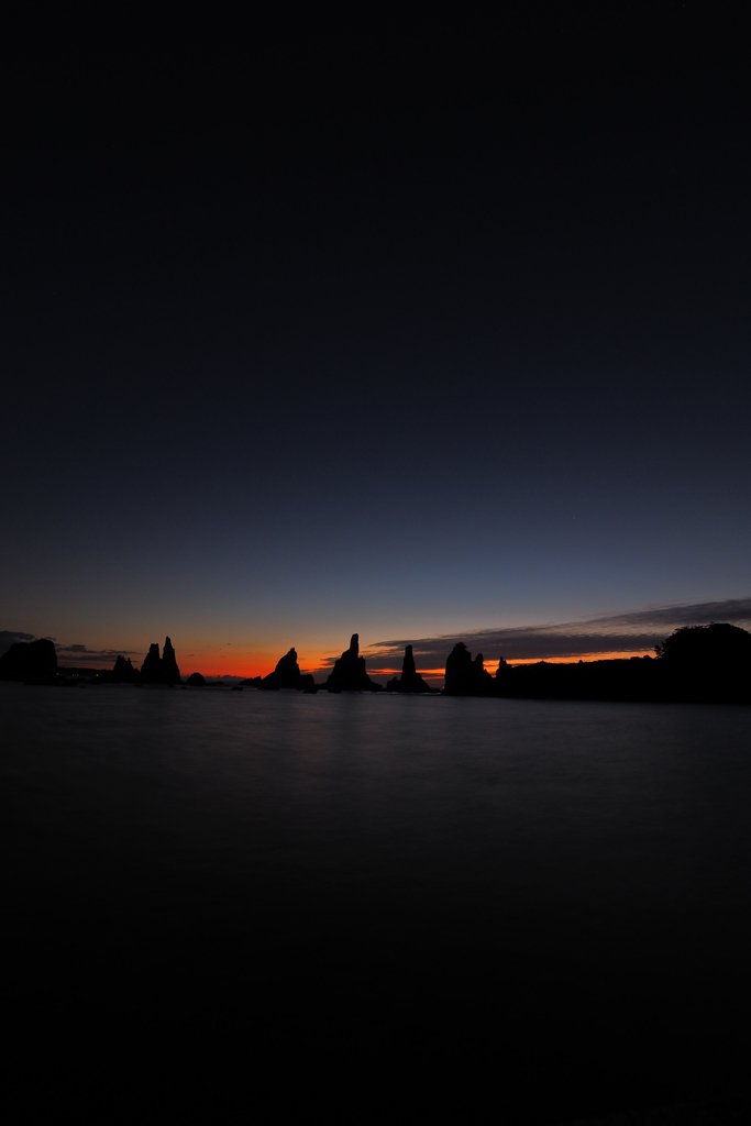 橋杭岩（オレンジ色の憎いやつ）