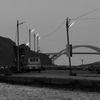 軽トラと橋