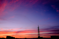 今日の夕景2015-06-06