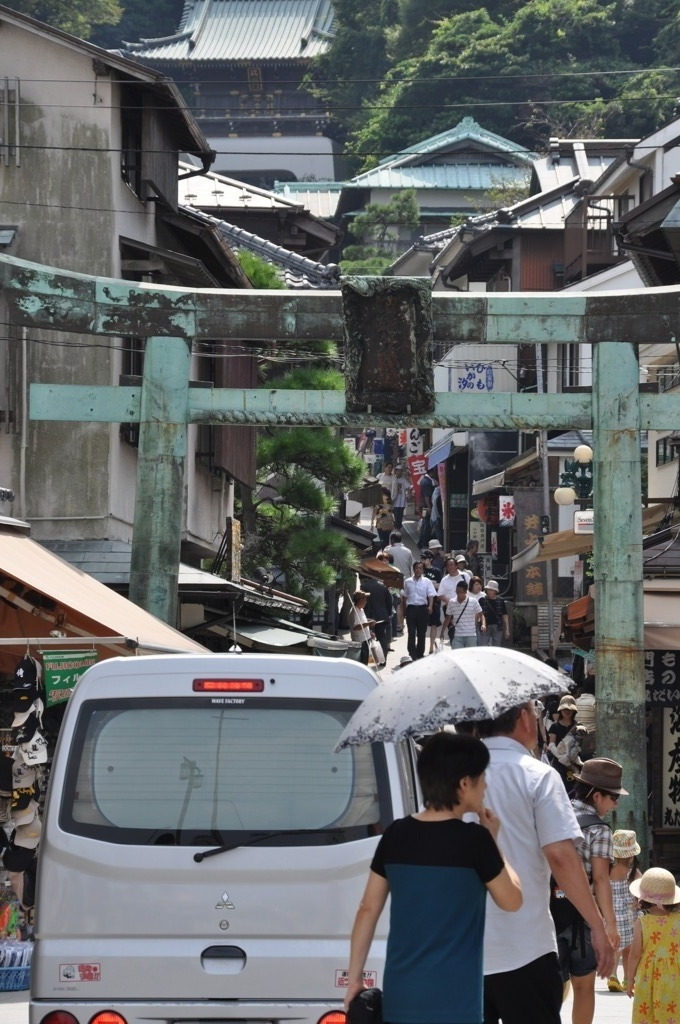 江の島の路地