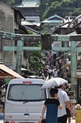 江の島の路地