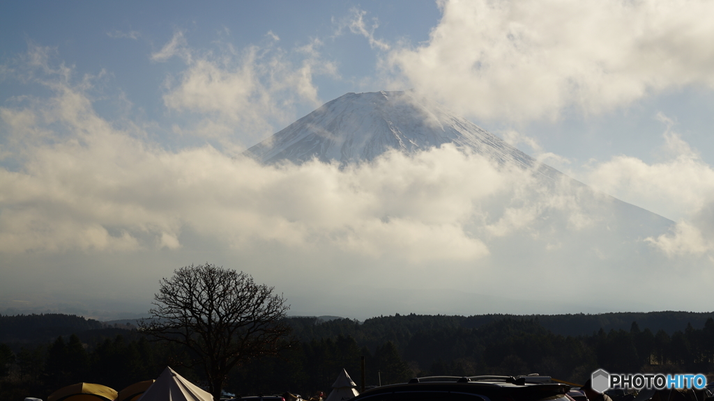 冬の富士山