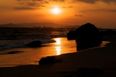 恋路ヶ浜-夕景-