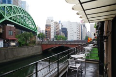 Cafe テラス席より