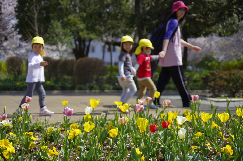 コラ コラ、よそ見しないの！