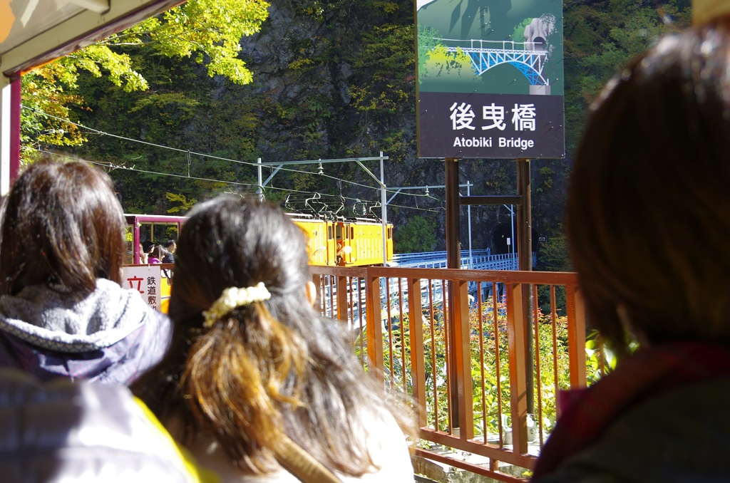 トロッコ車窓 （後曳橋）