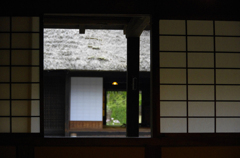 古民家（障子越しの風景）