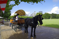 客を降ろして一息