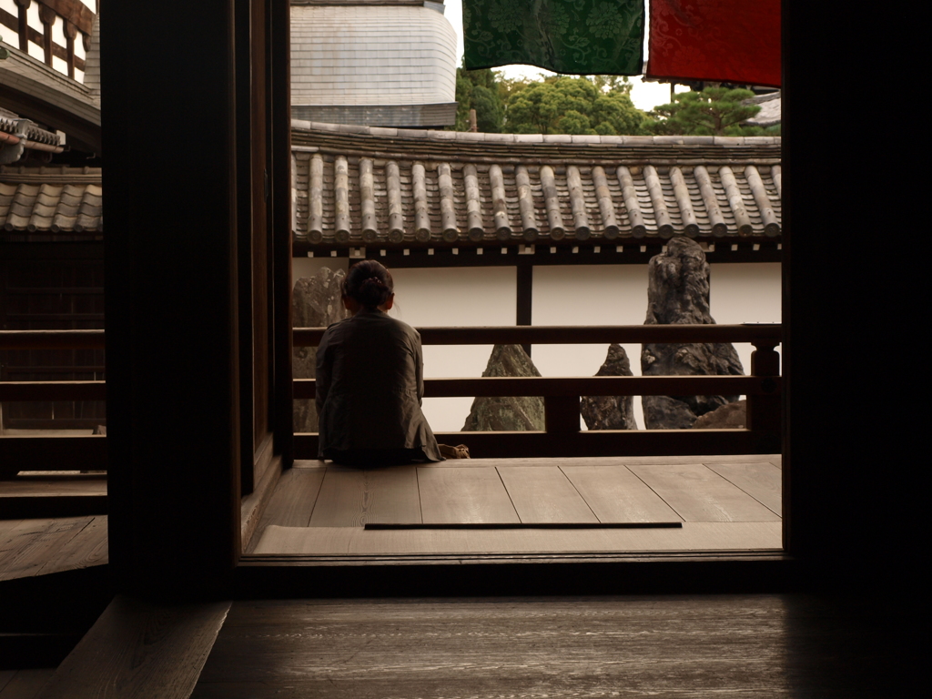 東福寺　方丈にて