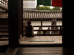 東福寺　方丈にて