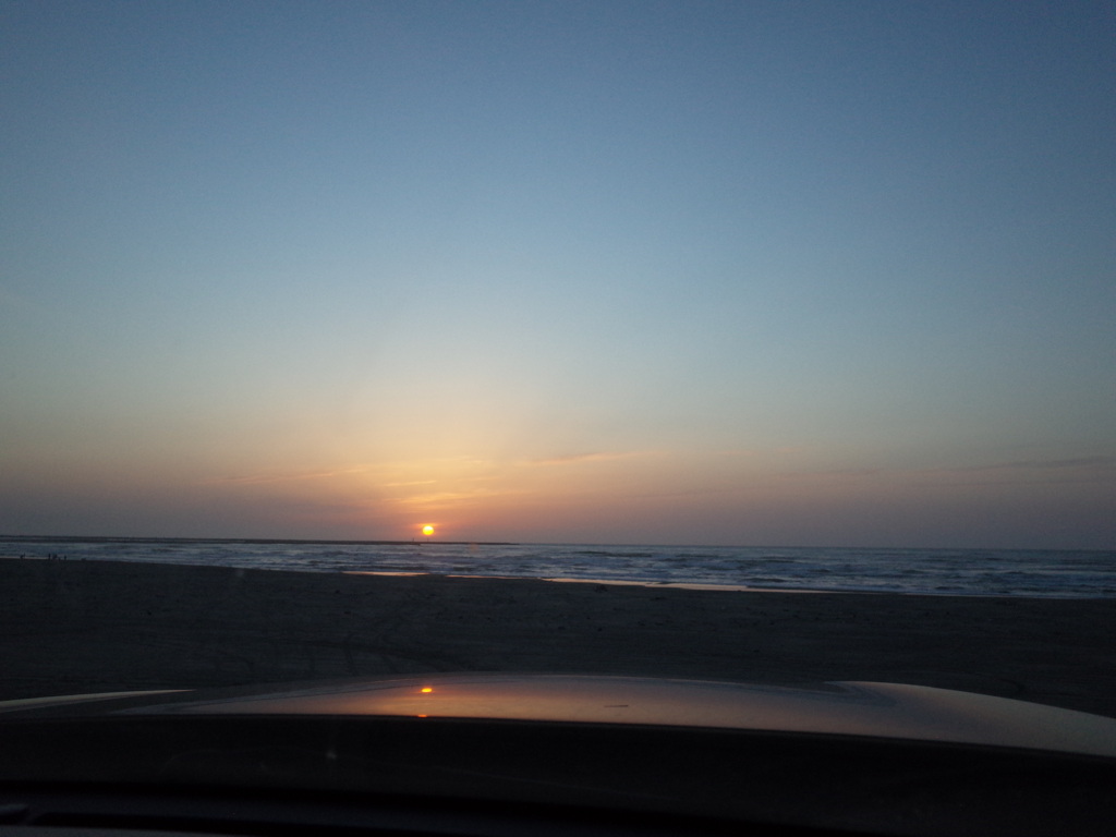 夕日