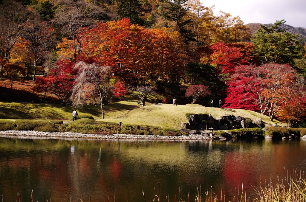 古峯神社の紅葉(庭園②)