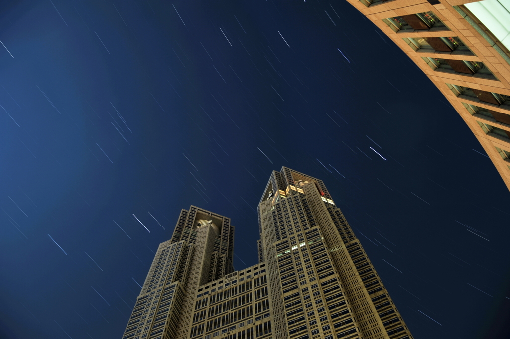 Summer's Triangle at Shinjuku