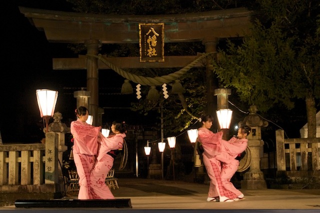 おわら風の盆　八幡社