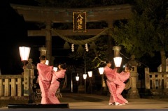 おわら風の盆　八幡社