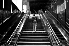 Walk,and up.