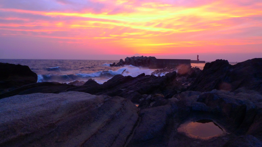 あの日見た夕焼け