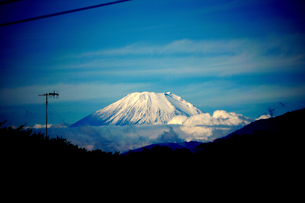 僕の町から見える富士