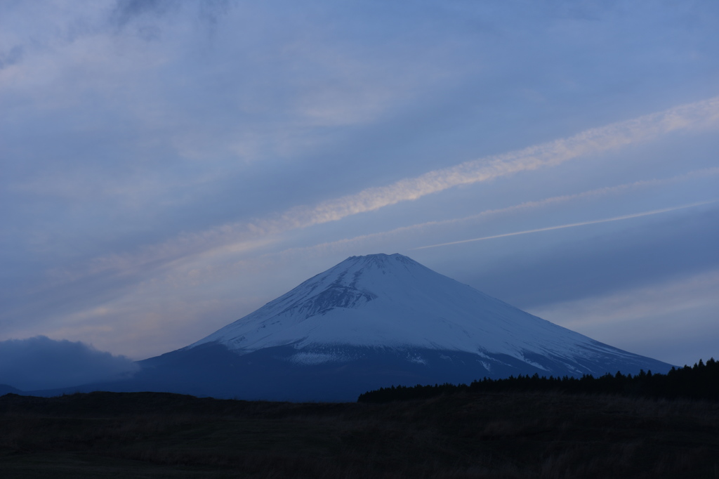 ＜ご参考＞撮って出しの夕焼け