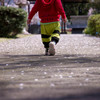 A step is decorated