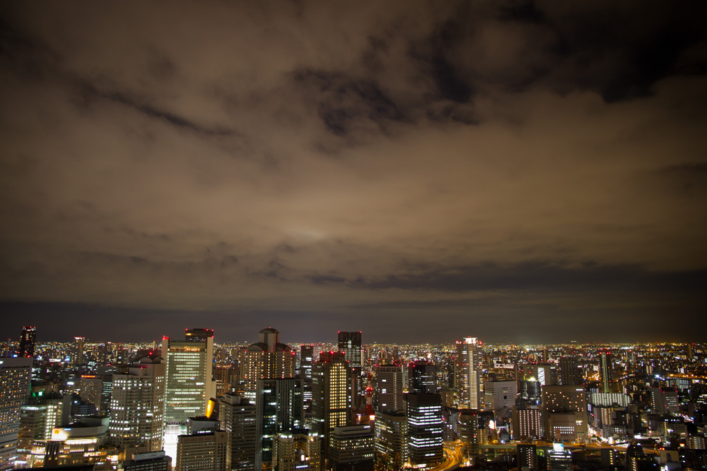 Osaka night view