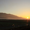 師走の夕焼け