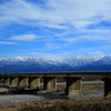 立山連峰そびえ立ち