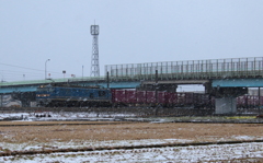 降りしきる雪・・・