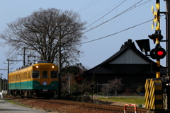 遮断機が下りたよ！