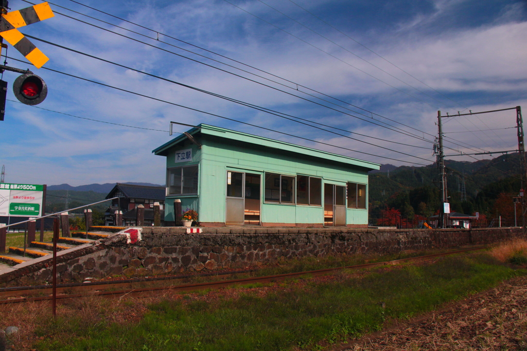 小さな駅舎