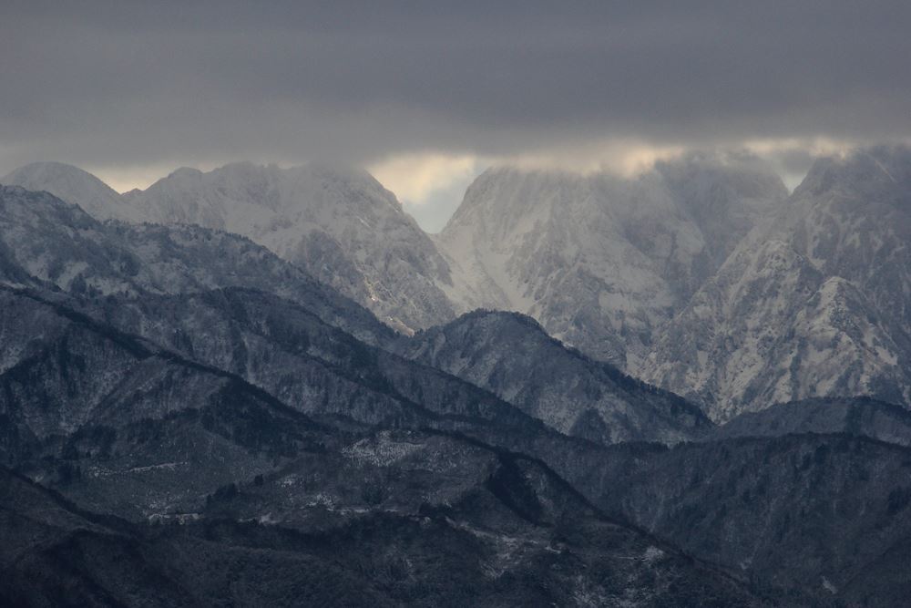 初冬の立山