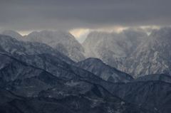 初冬の立山