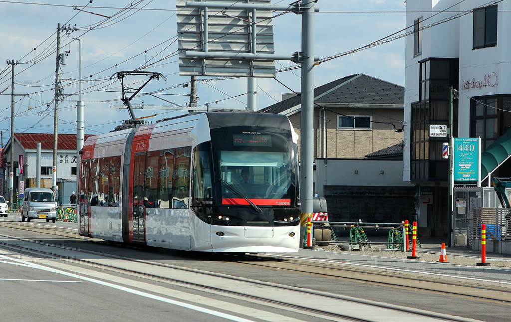 ライトレールも走ってるよ