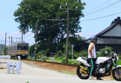 遮断機が下りた