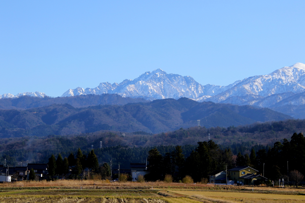 剣岳の見える風景